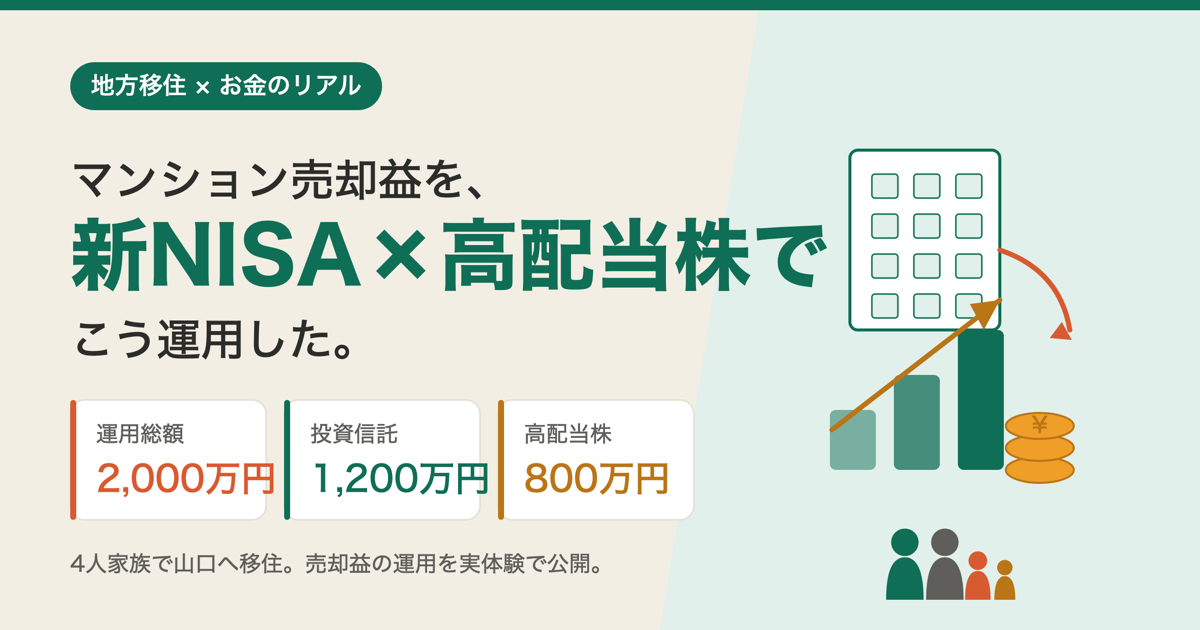 マンション売却益で新NISA高配当株　